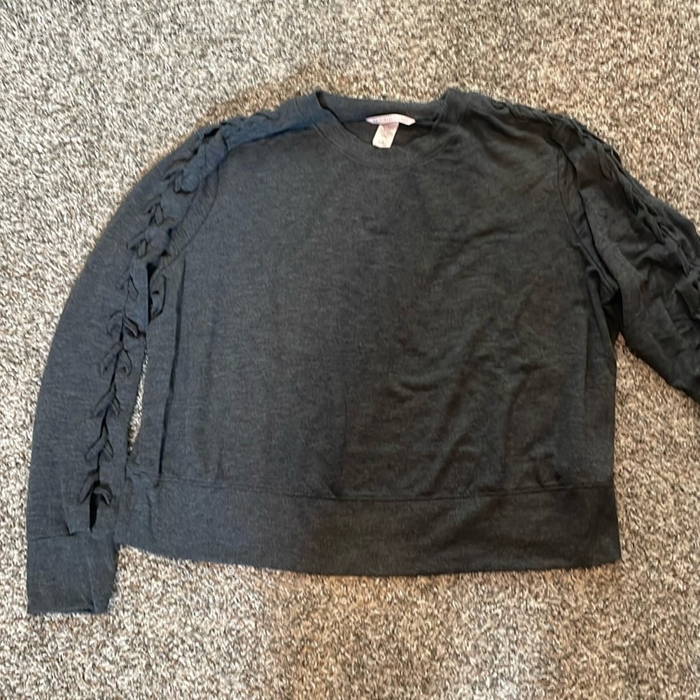 Victoria’s Secret Braided Sleeve Pullover Sweater.  Size Medium